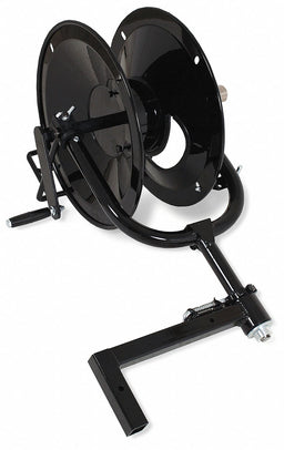 Hand Crank Hose Reel 150 ft 1 ID Blck