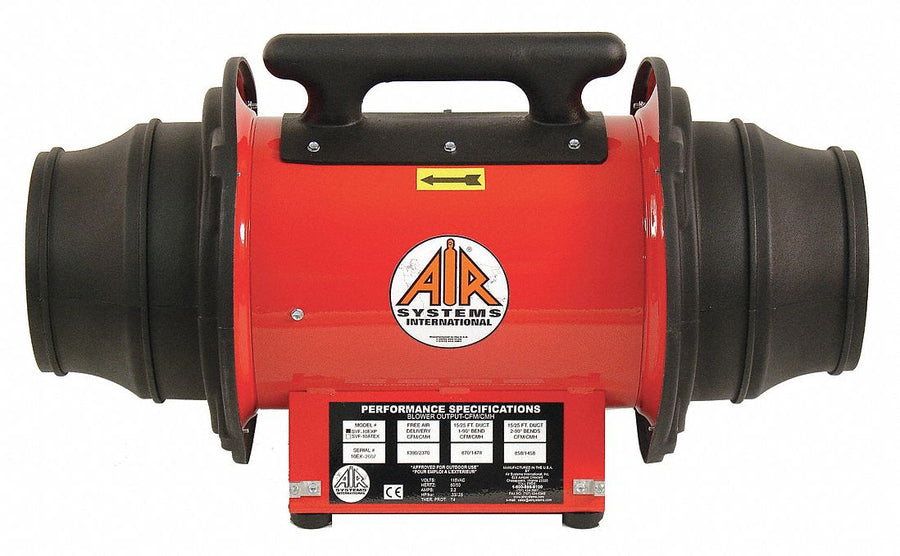 Confined Space Fan Red 15 W