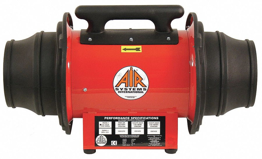 Confined Space Fan Red 15 W
