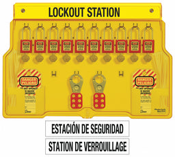 Lockout Station 10 Locks Keyed Diff