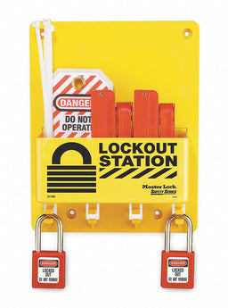 Lockout Station Filled Elctrical 2 Locks