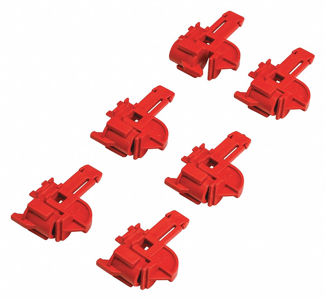 Fuse Lockout Fits 9/16 in Fuses PK6