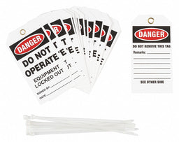 Danger Tag Vinyl PK25