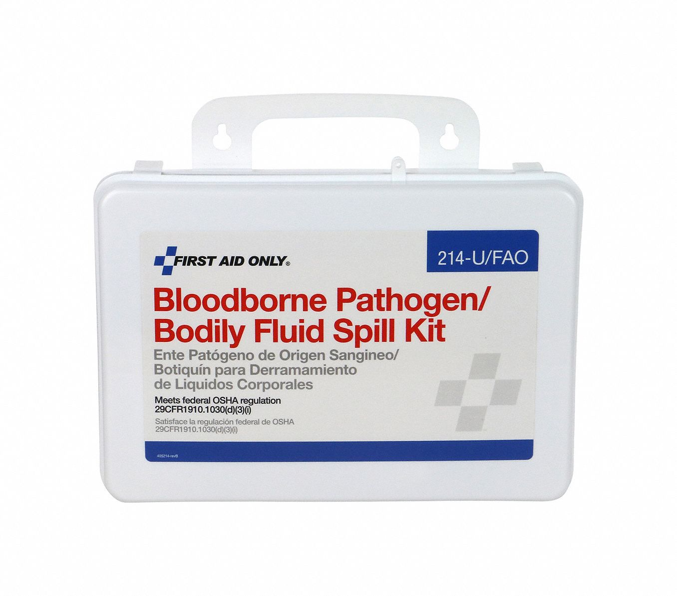Biohazard Spill Kit Carrying Case White