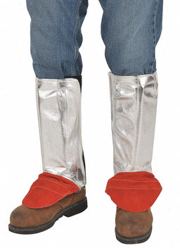 Leggings Aluminized Rayon 14 In.L Silver