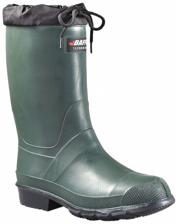 E7850 Rubber Boot Men s 9 Mid-Calf Green PR