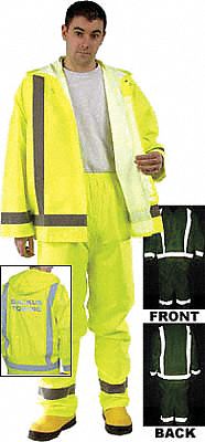 Rain Pants Class E Yellow/Green L