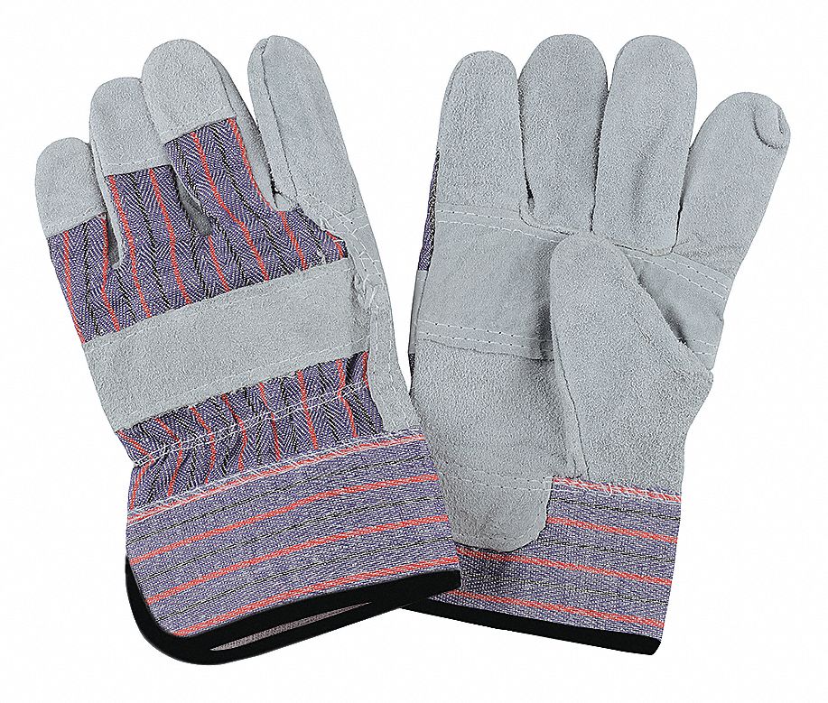 D1559 Leather Gloves Gray S PR