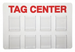 Tag Center Unfilled 15-3/4 in H