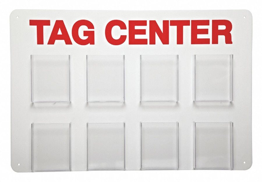 Tag Center Unfilled 15-3/4 in H