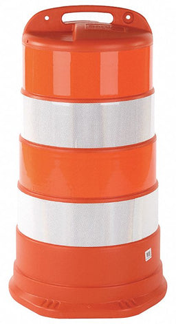 Traffic Barrel HDPE 41-1/2 in H