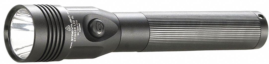 Tactical Flashlight Aluminum Black 800lm