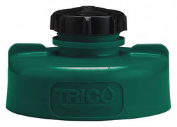 Storage Lid Green Plastic 6 in H