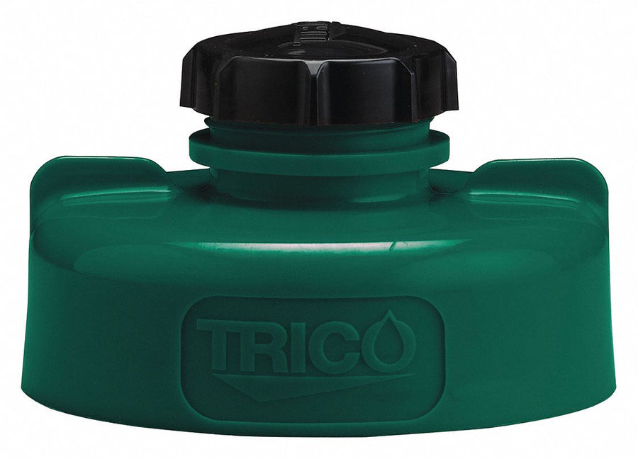 Storage Lid Green Plastic 6 in H