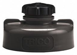 Storage Lid Black Plastic 6 in H