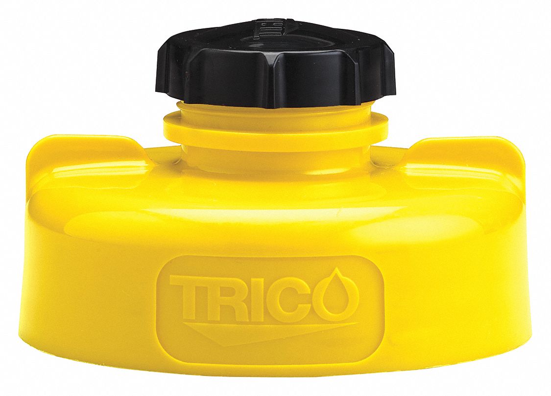 Storage Lid Yellow Plastic 6 in H