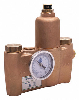 Thermostatic Mixing Valve Brass 125 psi