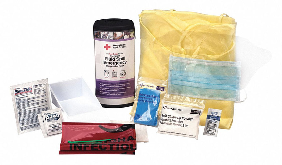 Fluid Spill RespndrPck Plastc Tube Clear