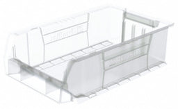 Super Size Bin Clear Plastic 6 in
