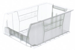 Super Size Bin Clear Plastic 8 in