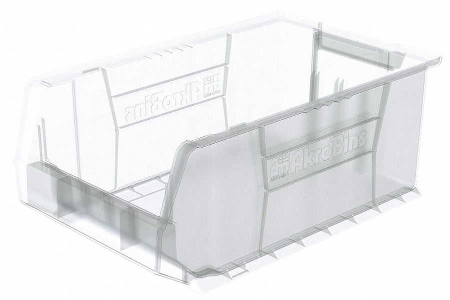Super Size Bin Clear Plastic 8 in