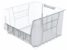 Super Size Bin Clear Plastic 12 in