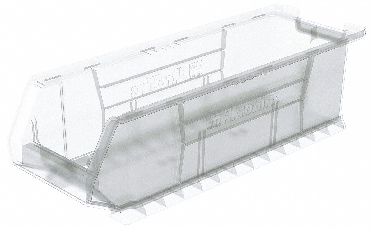 Super Size Bin Clear Plastic 7 in