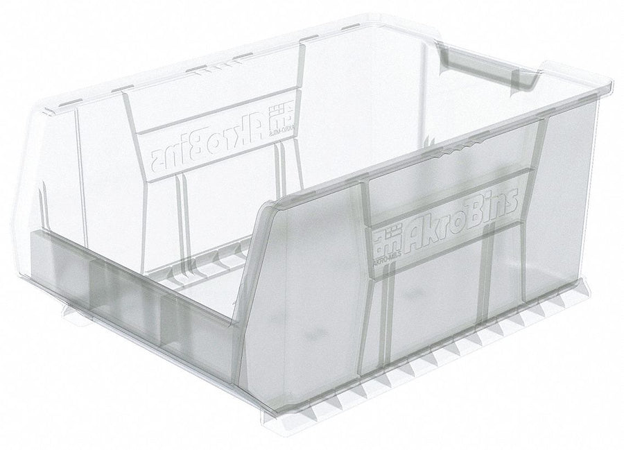 Super Size Bin Clear Plastic 11 in