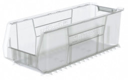 Super Size Bin Clear Plastic 10 in