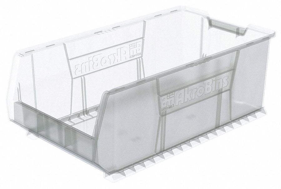 Super Size Bin Clear Plastic 11 in