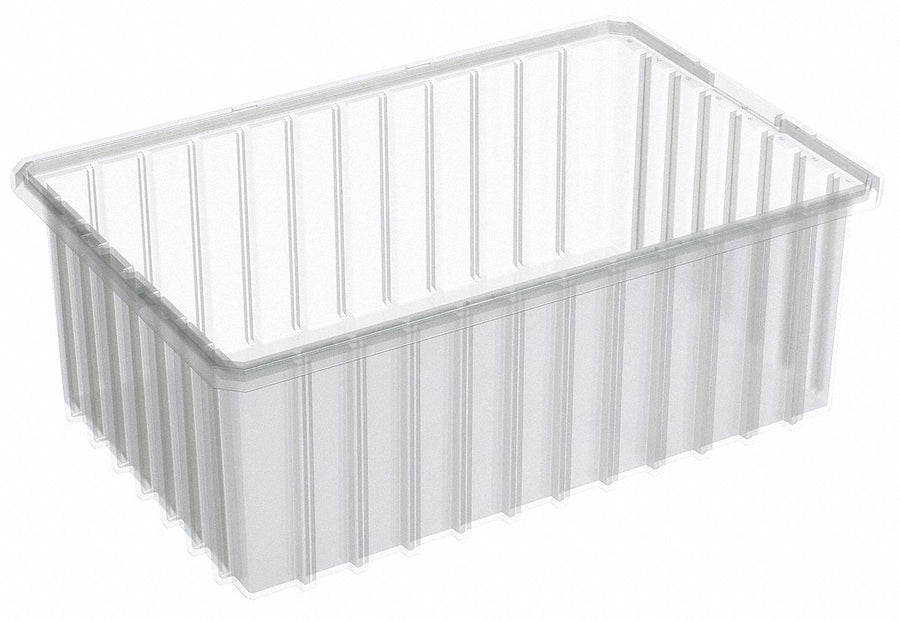 F8518 Divider Box Clear Polymer 18
