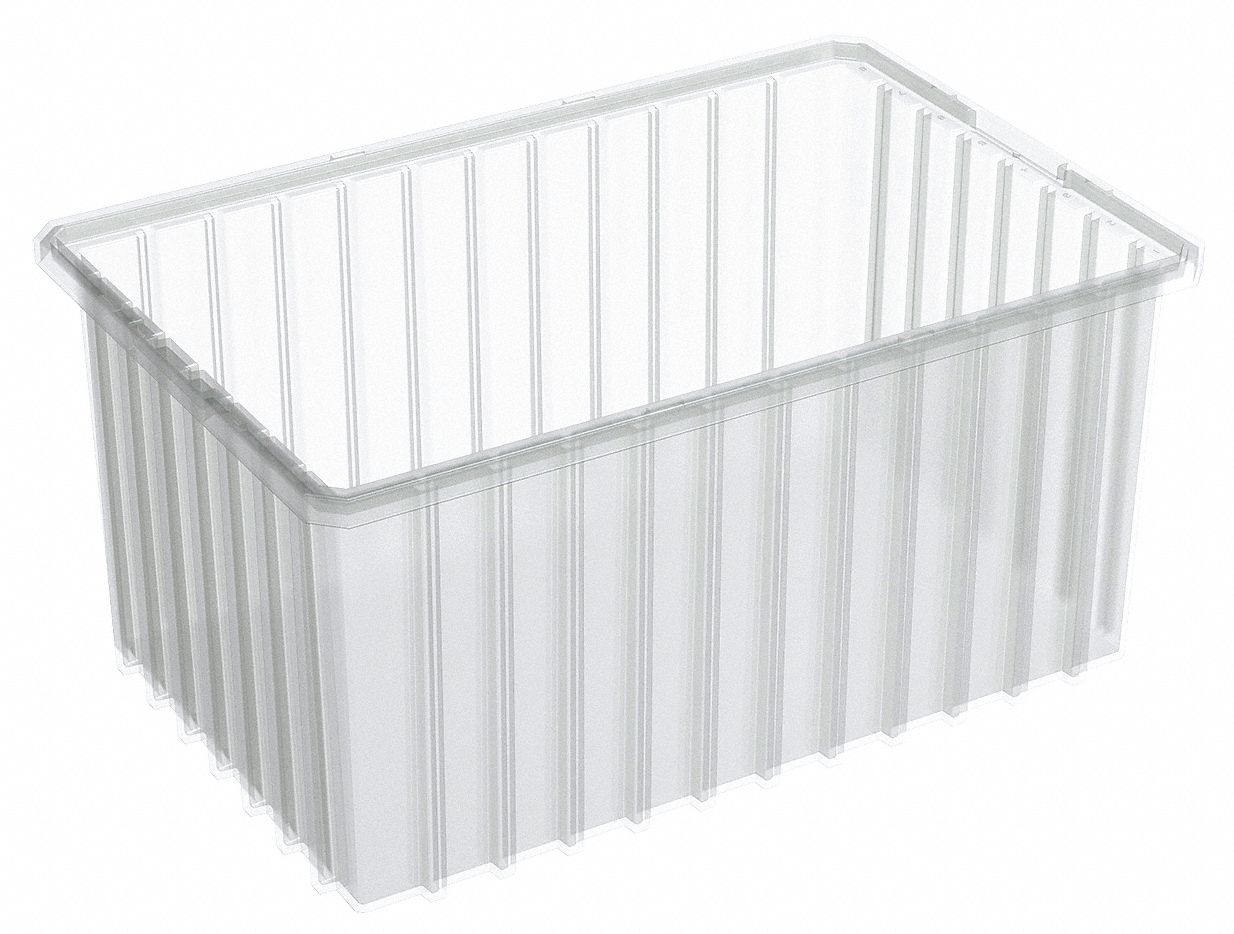 F8532 Divider Box Clear Polymer 18