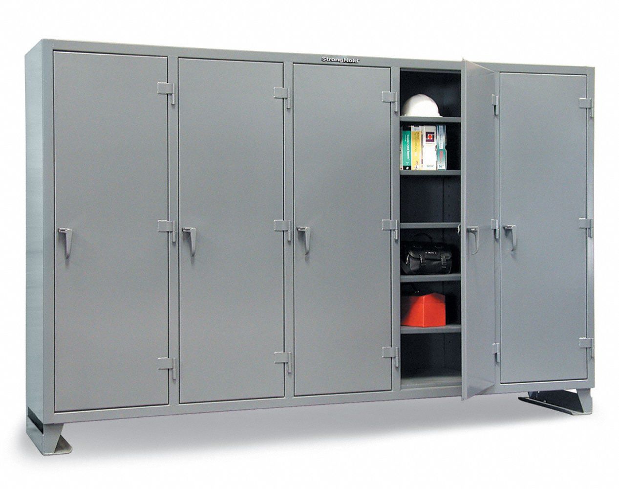 Storage Cabinet 78 x98 x24 Gray 20Shlv