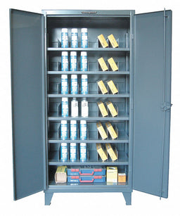 Strg Cab 78 x48 x24 DrkGry 6Shlv