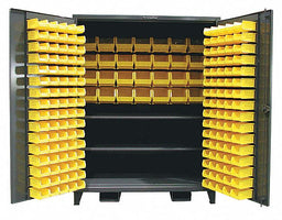 Bin Cab 78 x60 x36 DrkGry 188YlwBns