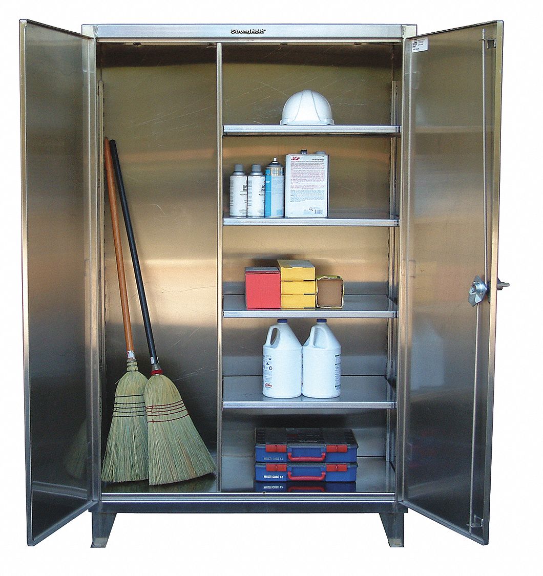 Strg Cab 78 x36 x24 DrkGry 4Shlv