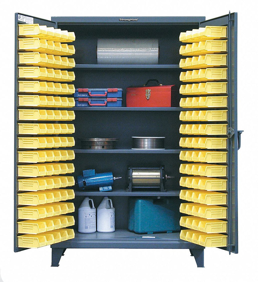 Bin Cabinet 78 x36 x24 Dark Gray 0Bns