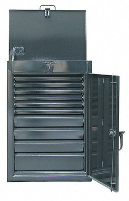 Storage Cab 40 x28 x20 DkGry 10Drwrs