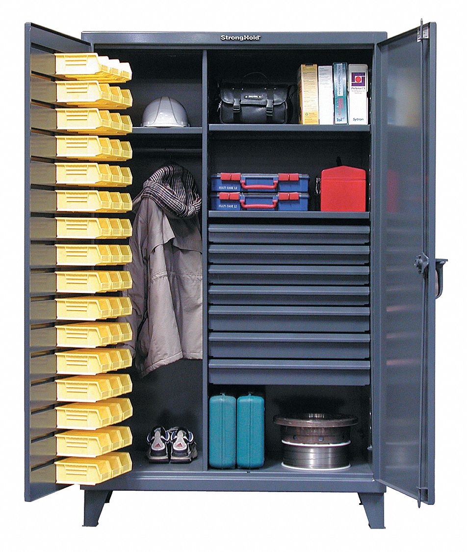 BinCab Dark Gray 78 x48 x24 48YllwBns