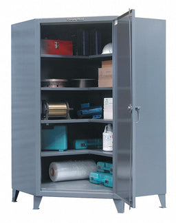 Crner Strg Cab 78 x48 x24 DrkGry 4Shlv