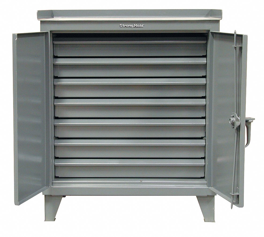 Storage Cab 44 x36 x24 Gry 7Drwrs