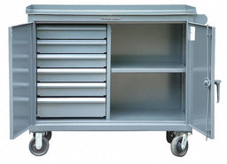 Rolling Tool Cabinet Gray Ind Prem Duty