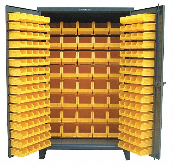 Bin Cabinet 78 x36 x24 Dark Gray 0Bns