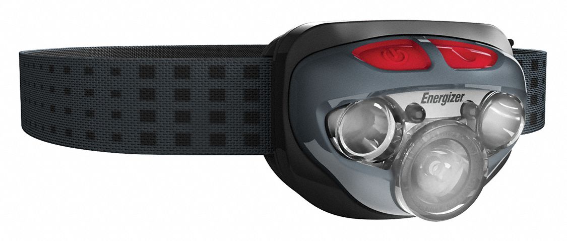 Headlamp Plastic Gray 400lm