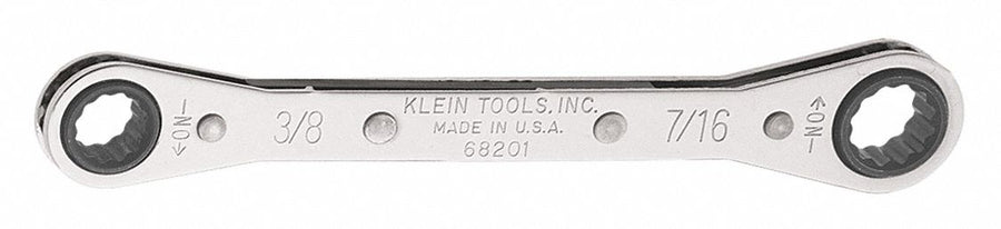 Ratcheting Box Wrench - 3/8IN x 7/16IN