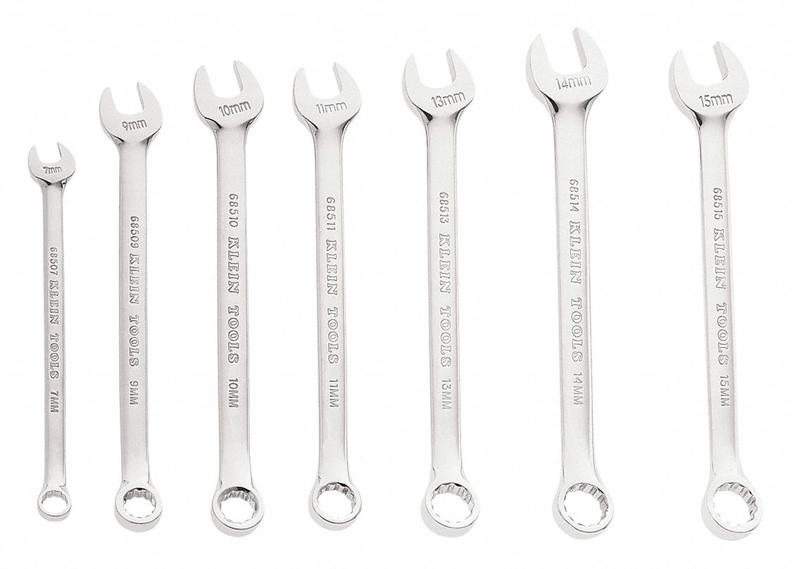 7-Piece Metric Combination Wrench Set