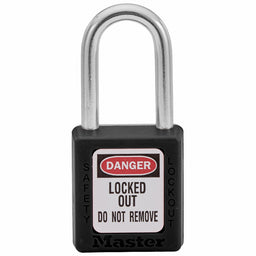 K7940 Lockout Padlock KD Black 1-3/4 H