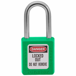 K7940 Lockout Padlock KD Green 1-3/4 H