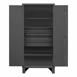 Combo Drawer Pegboard Cab 78 H 36 W Gray