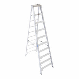 Stepladder Aluminum 10 ft H 375 lb Cap.